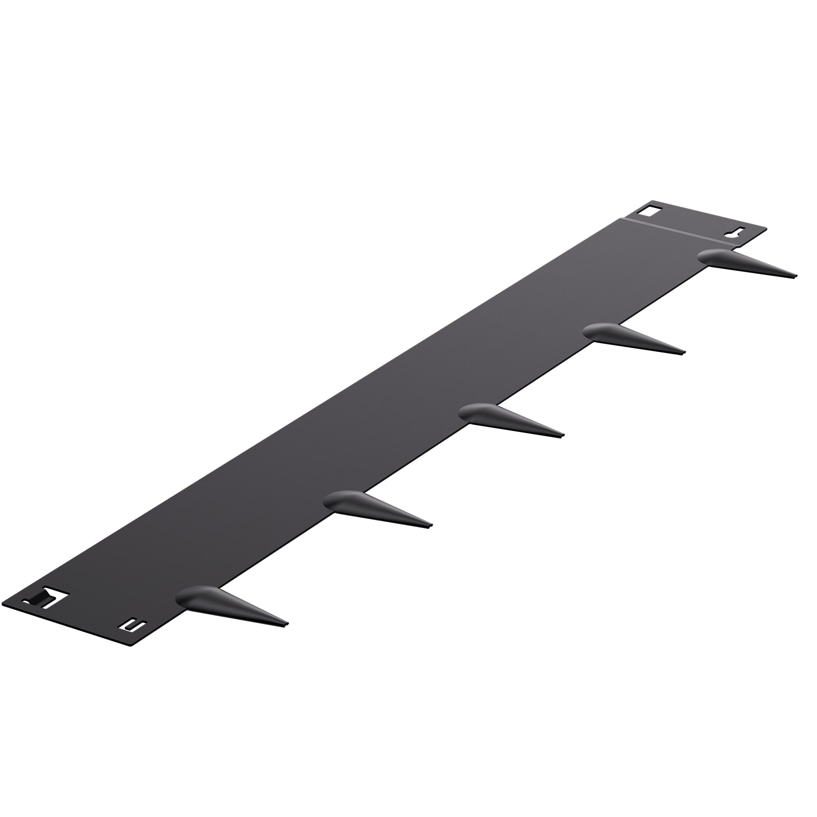 Steel Landscape Edging 5 Packs 39x5in Rust-Resistant Edging Border Black_voghion.com